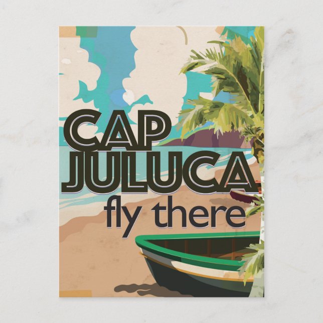 Carte Postale Casquette Juluca Anguilla vacances Vintages Affich (Devant)