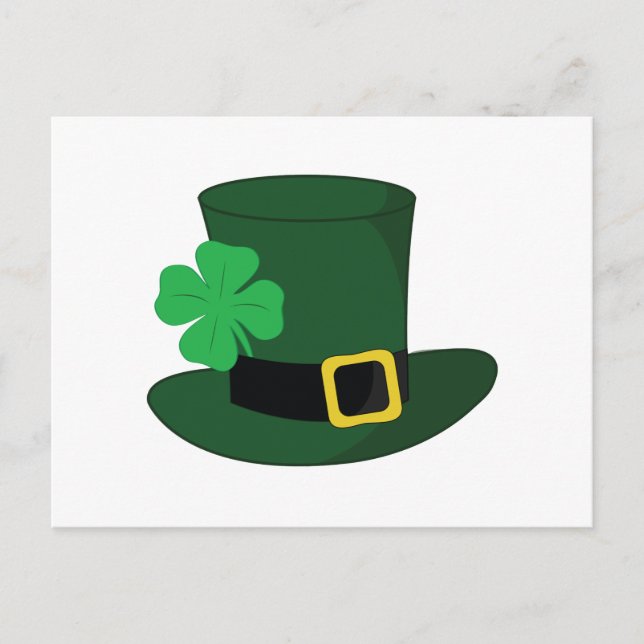 Carte Postale Casquette Leprechaun (Devant)