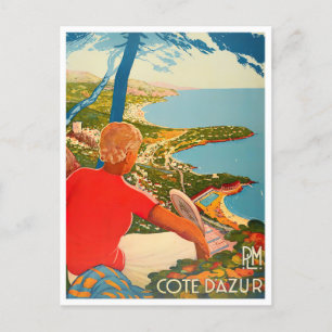 Carte Postale Casquette Martin Roquebrune France