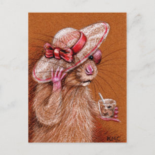 Carte postale Casquette Rat in Flpy