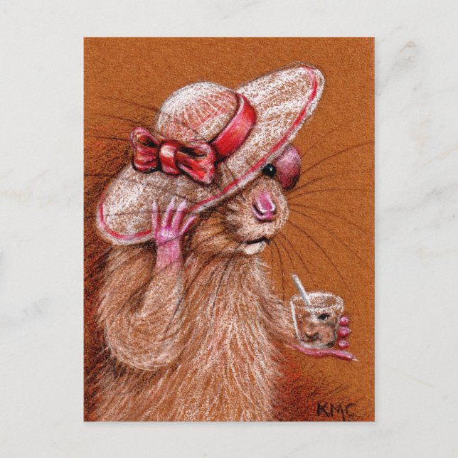 Carte postale Casquette Rat in Flpy (Devant)