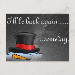 Carte postale Casquette Soie moelleuse