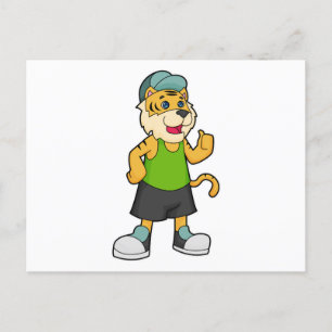 Carte Postale Casquette Tigre
