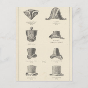 Carte Postale Casquettes