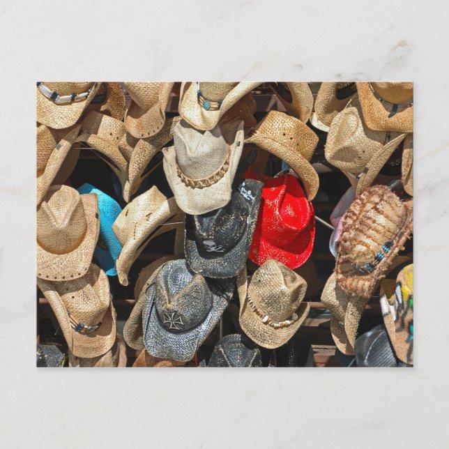 Carte Postale Casquettes Cowboy (Devant)
