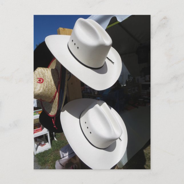 Carte Postale Casquettes Cowboy (Devant)