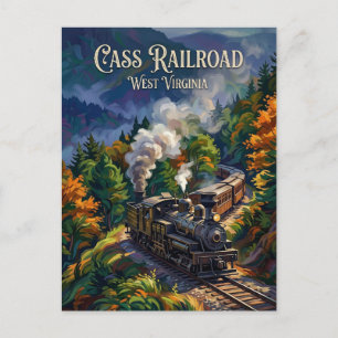 Carte Postale Cass Scenic Railroad State Park Virginie-Occidenta