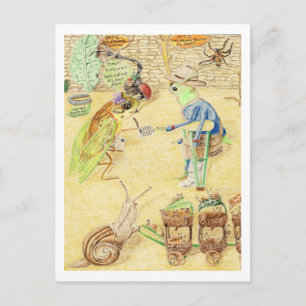 Carte Postale Cassandra reçoit son courrier