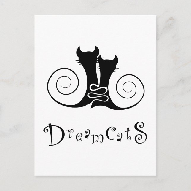 Carte Postale Casseminia - dreamcats avec texte (Devant)
