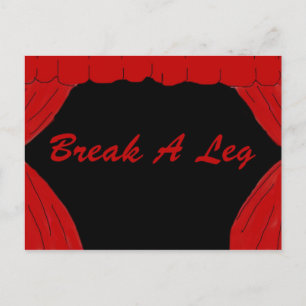 Carte Postale Casser Une Jambe