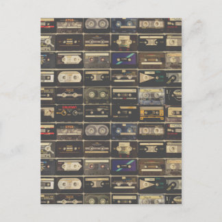 Carte Postale cassette vintage cool des années 80