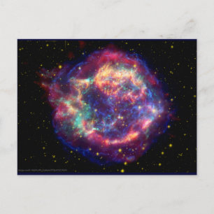 Carte Postale Cassiopée A Supernova ... La mort devient elle