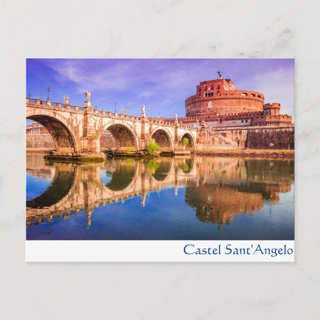 Carte Postale Castel Sant'Angelo, Rome (Devant)