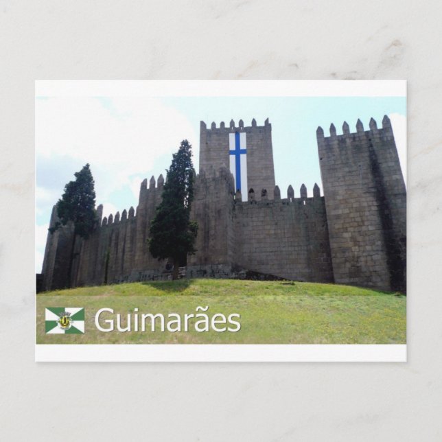Carte Postale Castelo de Guimarães, Portugal (Devant)