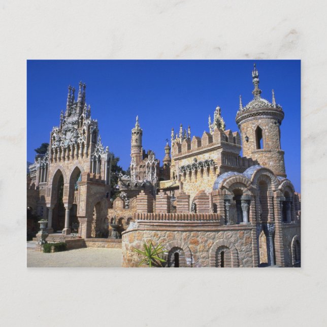 Carte Postale Castillo Colomares, Benalmadena pueblo, Espagne (Devant)