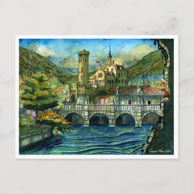 Carte Postale Castillo en el Lago  (Devant)