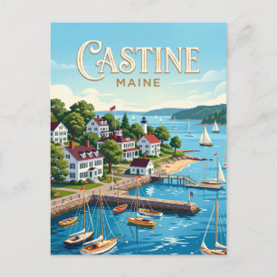 Carte Postale Castine, Maine