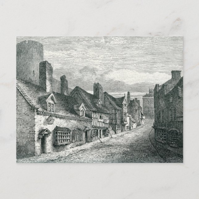 Carte Postale Castle Gate, Shrewsbury (Devant)