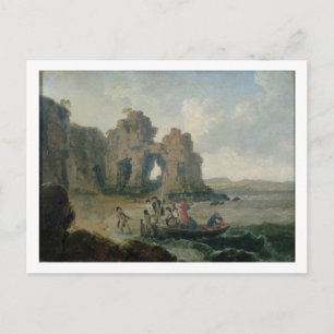 Carte Postale Castle Rock (Flatholm Island), canal de Bristol, 1