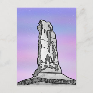 Carte Postale Castle Tower Castleton Rock