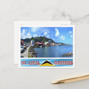 Carte Postale Castries - Saint Lucia - Panorama -