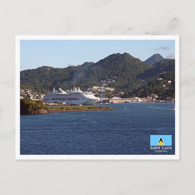 Carte Postale Castries - Sainte-Lucie (Devant)