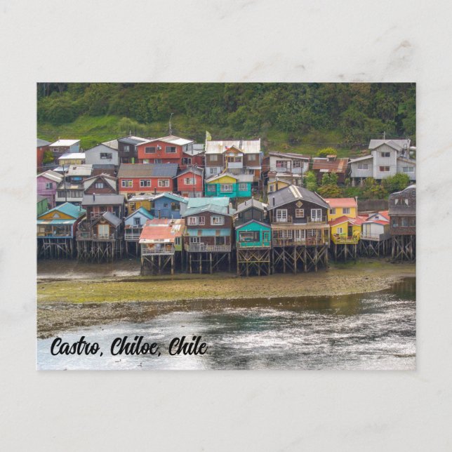 Carte Postale Castro, Chiloe, Chili (Devant)