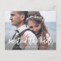 Casual Script | Photo Elopement Faire-part