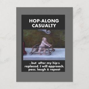 Carte Postale Casualty de Hop-Along - Attendez jusqu'à mon rempl