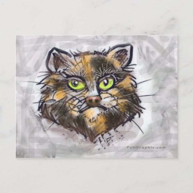 Carte Postale Cat (Devant)