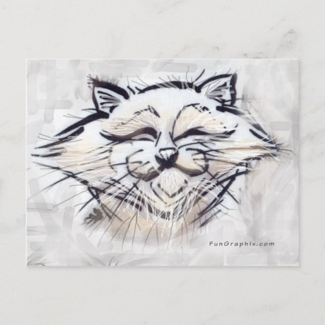 Carte Postale Cat (Devant)
