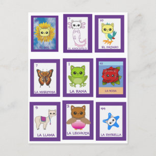 Carte Postale Cat Art Lottería,