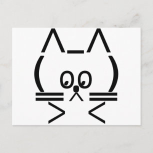 Carte Postale Cat ASCII