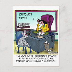 Carte Postale Cat compte 9 régimes d'assurance vie