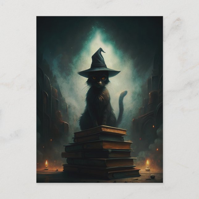 Carte Postale Cat Halloween (Devant)