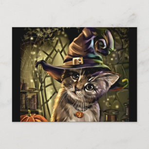 Carte Postale Cat Halloween