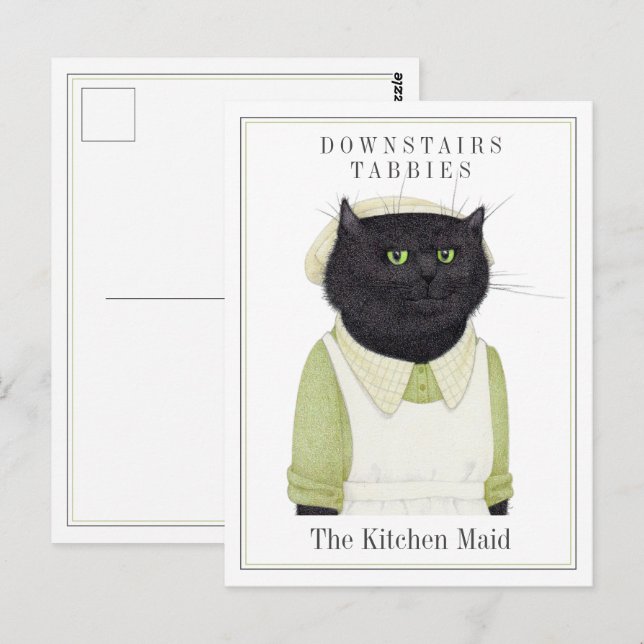 Carte postale CAT MAID CUISINE (Devant / Derrière)