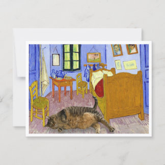 Carte Postale Cat Van Gough