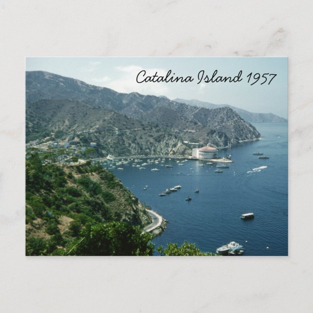 Carte Postale Catalina Island Retro 1957 Historic Landmark (Devant)