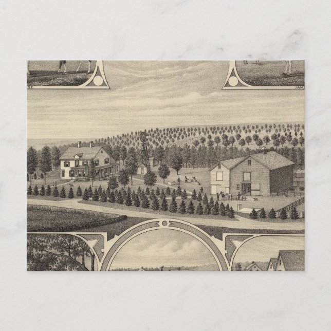 Carte Postale Catalpa, Nebraska (Devant)