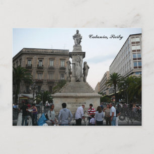 Carte postale Catania, Piazza Vincenzo Bellini
