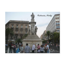Carte postale Catania, Piazza Vincenzo Bellini
