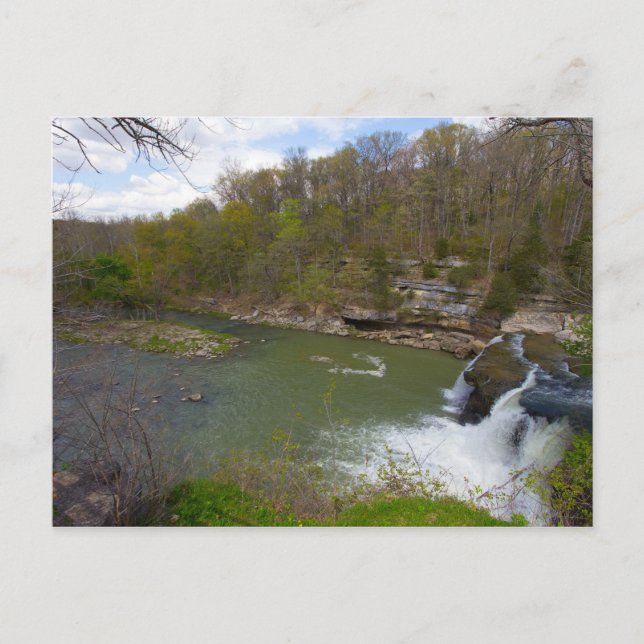Carte Postale Cataract Falls, Upper Falls, Indiana (Devant)