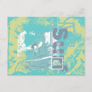 Carte Postale Catch a Wave Surfing Tshirts et cadeaux