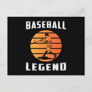 Carte Postale Catcher Baseball Bat Sports Pitcher Drôle cadeau