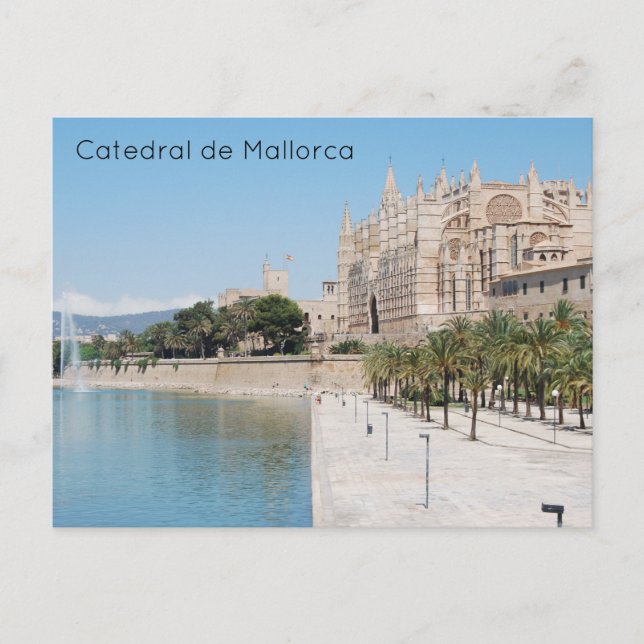 Carte Postale Catedral de Mallorca (Devant)