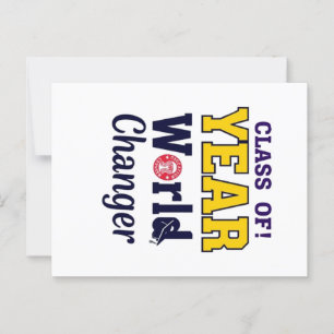 Carte Postale Catégorie d'année Diplôme de Changeur de l'avenir
