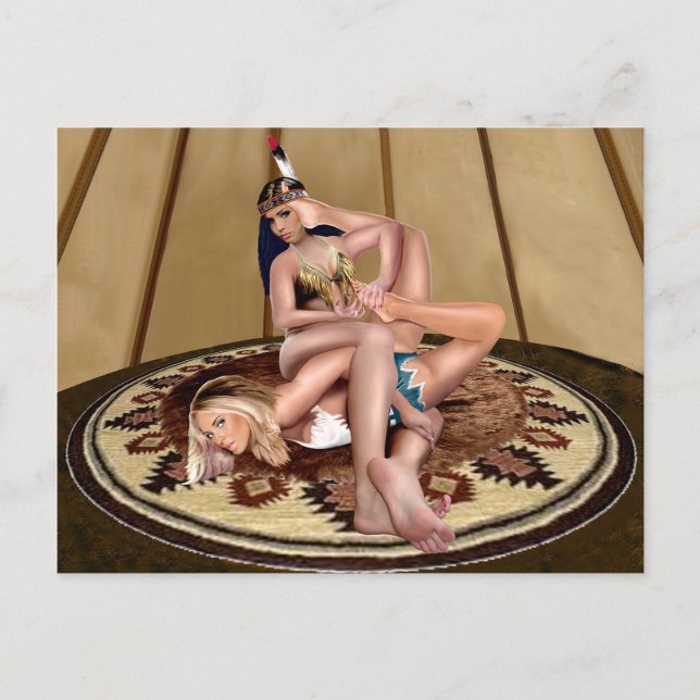 CARTE POSTALE CATFIGHT (Devant)