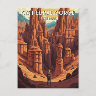 Carte Postale Cathedral Gorge State Park Voyage Nevada