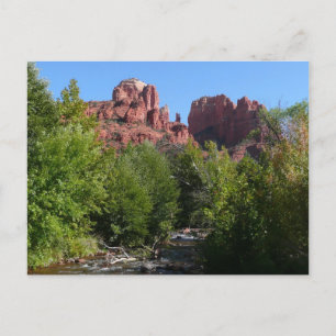 Carte Postale Cathedral Rock and Stream à Sedona Arizona